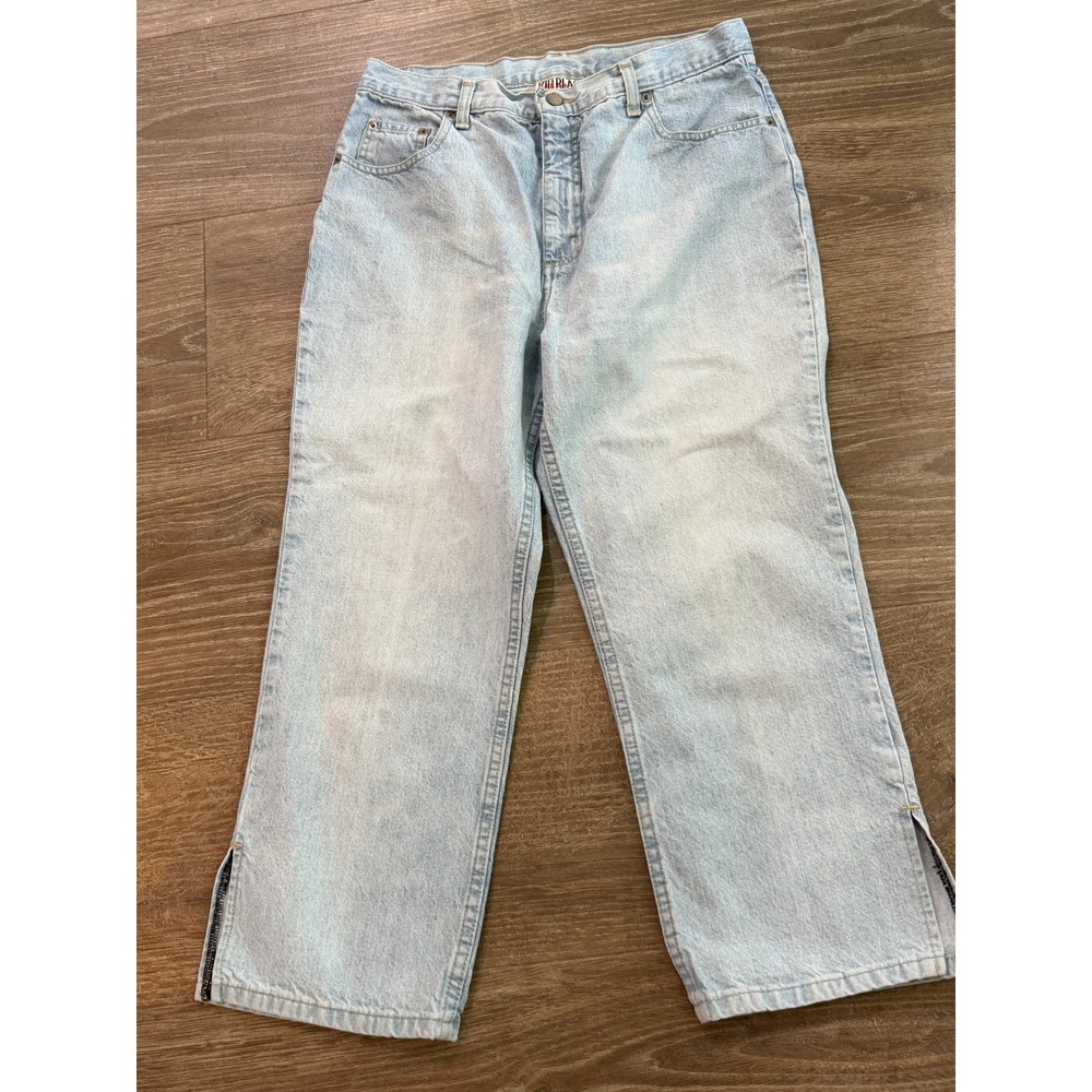 Vintage 90s Bill Blass Easy Fit Mom Jeans Size 10 Short Light Wash 23" Inseam
